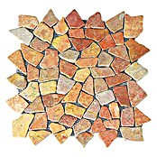 Baldosa de mosaico (30 x 30 cm, Rojo, Mate)