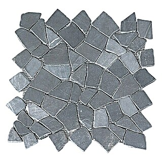 Mozaik pločica Mramor (30 x 30 cm, Sive boje, Mat)