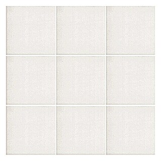 Mozaik pločica (10 x 10 cm, Bijele boje, Mat)