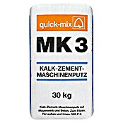 Quick-Mix Kalk-Zement-Maschinenputz MK3 (30 kg, Mineralisch, Innen)