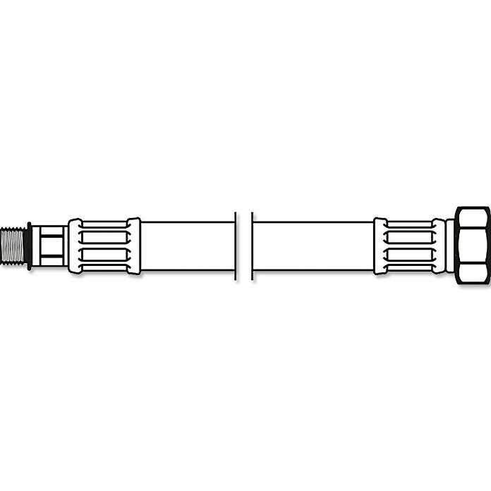 Flexo Anschlussschlauch (⅜″, Länge: 50 cm, M10)