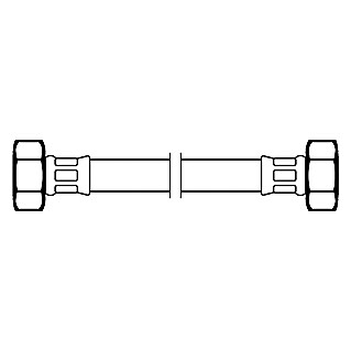 Flexo Anschlussschlauch (½″/½″, Länge: 100 cm)