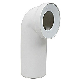 Admiral Aansluitbocht toilet (90 °, Wit)