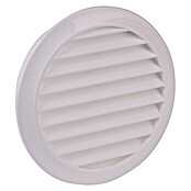 Air-Circle Okrugla rešetka za ventilaciju (Bijelo, Promjer spojnog dijela: 100 mm, S mrežom za muhe)