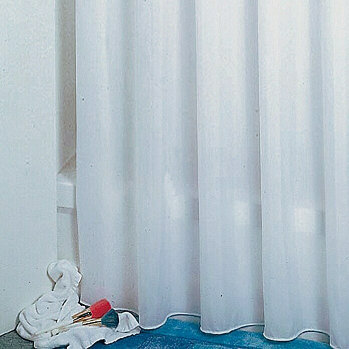 Venus Douchegordijn, textiel Uni (240 x 200 cm, Wit)