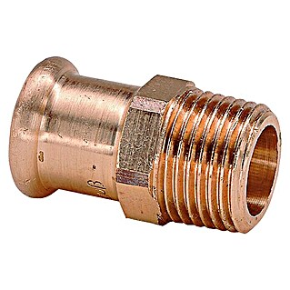 Kupfer-Press-Übergangsstück IA (Durchmesser: 28 mm, Außengewinde: 1″)