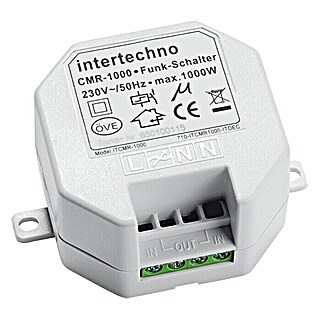 Intertechno Funk-Einbauschalter CMR-1000 (1.000 W, Reichweite ca.: 30 m)