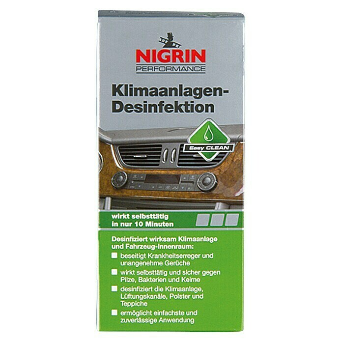 Nigrin Performance Klimaanlagen-Desinfektion (150 ml, Inhalt ausreichend für ca.: 1 Anwendung)