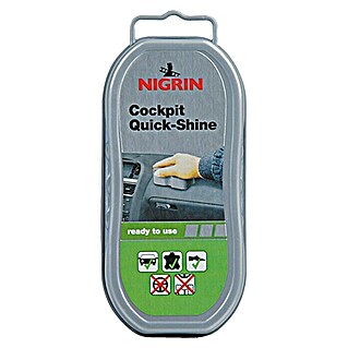 Nigrin Cockpit-Silikonschwamm Quick Shine (Glänzend)