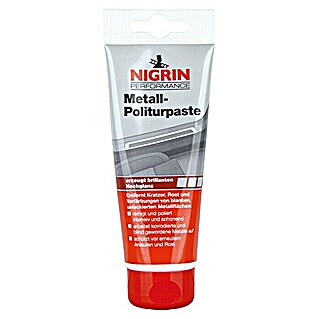 Nigrin Performance Metall-Politurpaste (75 ml, Geeignet für: Unlackierte Metalle)