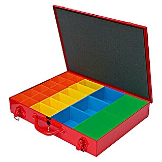 BAUHAUS Kutija sa sustavom za organizaciju (Broj pretinaca: 23, Crvene boje)
