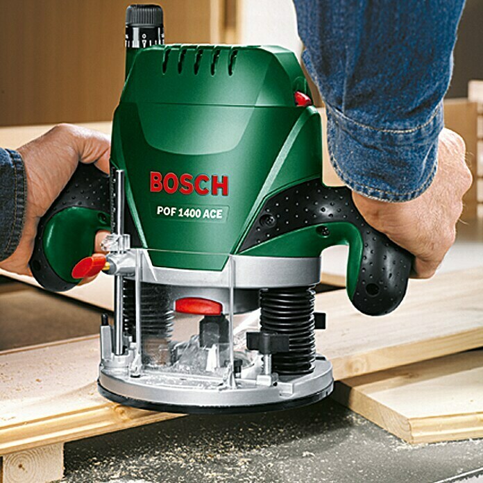 Bosch Oberfräse POF 1400 ACE (1.400 W, 55 mm)