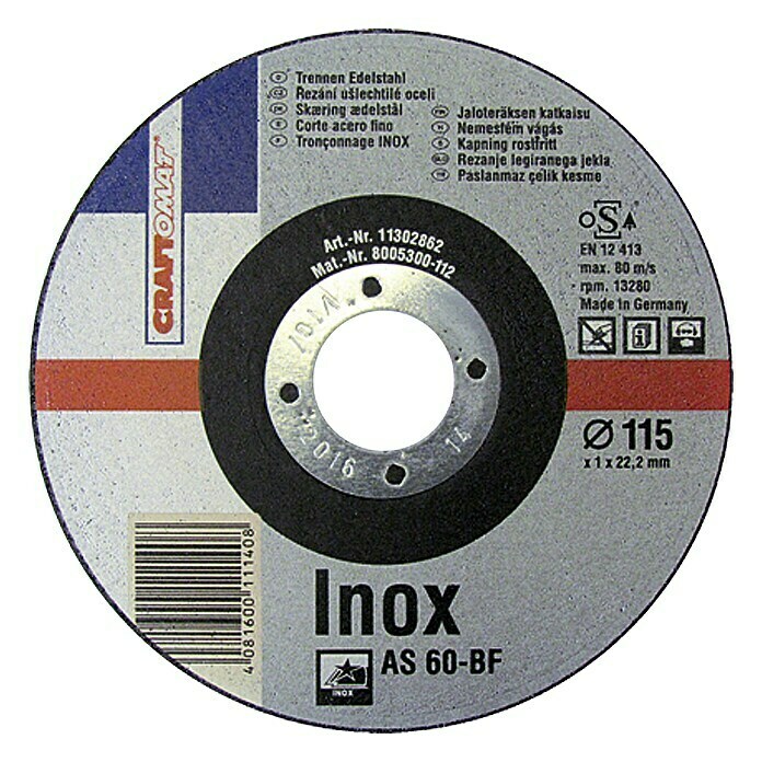 Craftomat Rezni disk AS 60T-BF 