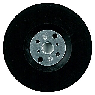 Craftomat Gummi-Stützteller für Winkelschleifer (Durchmesser Scheibe: 125 mm, 12.200 U/min, M14 Gewinde)