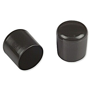 Stabilit Tapón para tubo (25 mm, Negro, 4 uds.)