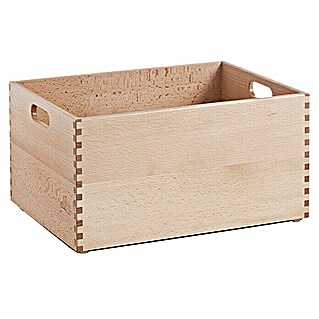 Stapelbox (l x b x h: 40 x 30 x 21 cm, L, Beuken)