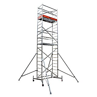 Krause ClimTec Ampliación de andamio 2ª extensión (Altura de trabajo: 7 m, Capacidad de carga plataforma: 180 kg, Tamaño de plataforma: 0,9 m²)