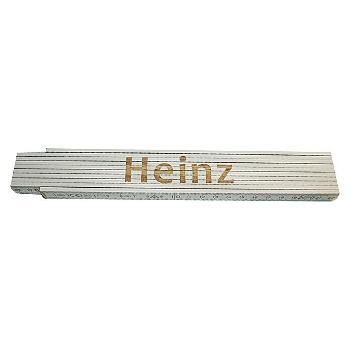 Zollstock (Aufdruck: Heinz, 2 m)