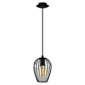 Eglo Newtown Viseća svjetiljka (Crna, Visina: 110 cm, E27, S 1 žaruljom)