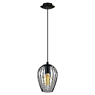 Eglo Newtown Okrugla viseća svjetiljka (60 W, Ø x V: 16 x 110 cm, Crne boje, E27)