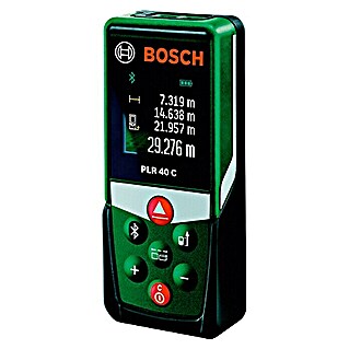 Bosch Laserentfernungsmesser PLR 40 C (Messbereich: 0,05 - 40 m, Bluetooth, Messgenauigkeit: ± 2 mm)