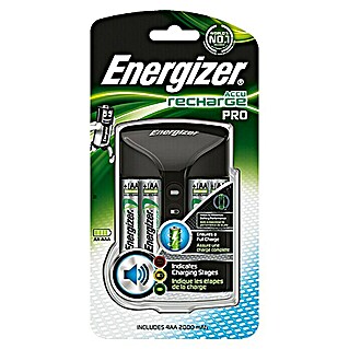 Energizer Oplader Pro (4 AA-batterijen 2.000 mAh, Laadkanalen: 4)