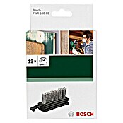 Bosch Cepillo de repuesto (Plástico, Apto para: Cepillos lijadores de plástico Bosch PWR 180 CE, 12 piezas)