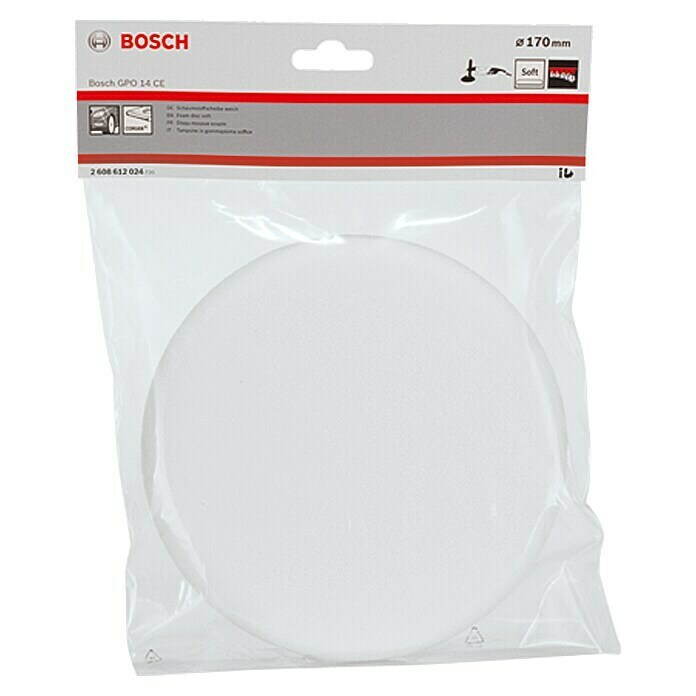 Bosch Esponja de pulido (Diámetro: 170 mm)