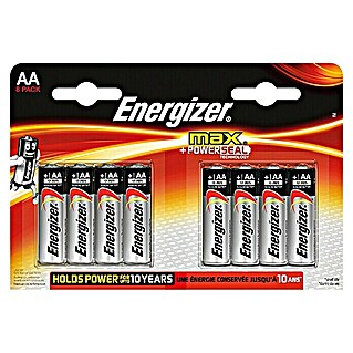 Energizer Batterij Max (Mignon AA, 1,5 V, Alkaline, 8 st.)