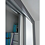 Optimum Set za klizna vrata (Bijelo / sivo, 120 x 250 cm)