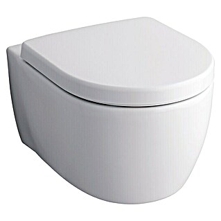 Geberit iCon Wand-WC-Set iCon (Spülrandlos, Ohne Spezialglasur, Spülform: Tief, WC Abgang: Waagerecht, Weiß)