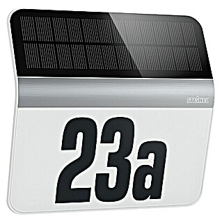 Steinel XSolar Solar-Hausnummer XSolar LH-N (0,03 W, Kunststoff, IP44, Edelstahl)