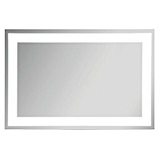 Camargue Stella Led-lichtspiegel (90 x 60 cm, Met tuimelschakelaar, Met hoekige randen)