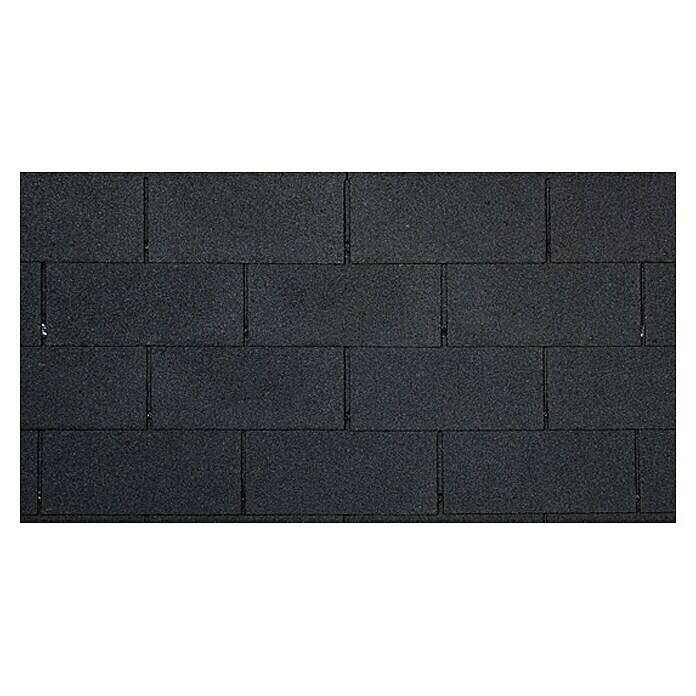 9 m² Rechteckschindeln schwarz für Gartenhaus Schindeln Dachschindeln Dachpappe 
