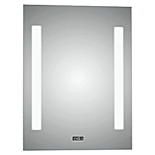 DSK LED-Lichtspiegel Crystal Creek (50 x 70 cm, Mit Kippschalter)