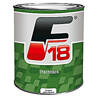 F18 Yachtlack (Weiß, Hochglänzend, 750 ml)