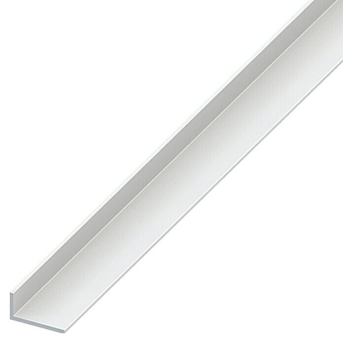 PVC Winkel Weiß 1 Meter ungleichschenklige Winkelprofile Kunststoffleiste 
