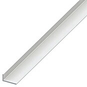Kantoflex Perfil angular (1.000 x 40 x 10 mm, Espesor: 2 mm, PVC duro, Blanco)