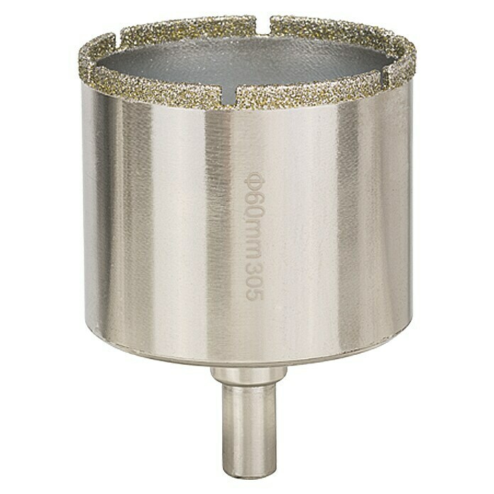 Craftomat Sierra de corona diamantada Cerámica (60 mm, Profundidad de corte: Máx. 35 mm)