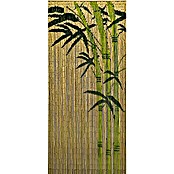 Perlenvorhang Bamboo (Bambusbraun/Grün, 90 x 200 cm)