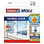 Tesa MOLL Fensterisolierfolie Thermo Cover (1,7 x 1,5 m, Farblos)