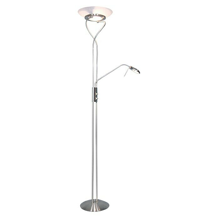Tween Light Lámpara de suelo LED Virginia (180 cm, 22,5 W, Níquel mate, Blanco cálido)