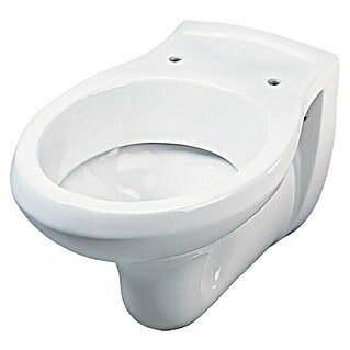 Simena Zidna WC školjka (S rubom za pranje, Bez posebne glazure, Oblik ispiranja: Duboko, WC odvod: Vodoravno, Bijele boje)