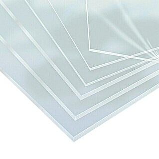 50,00 Euro/m² Hart PVC Platte Kunststoff 460 x 310 x 10 mm weiß Reststück 
