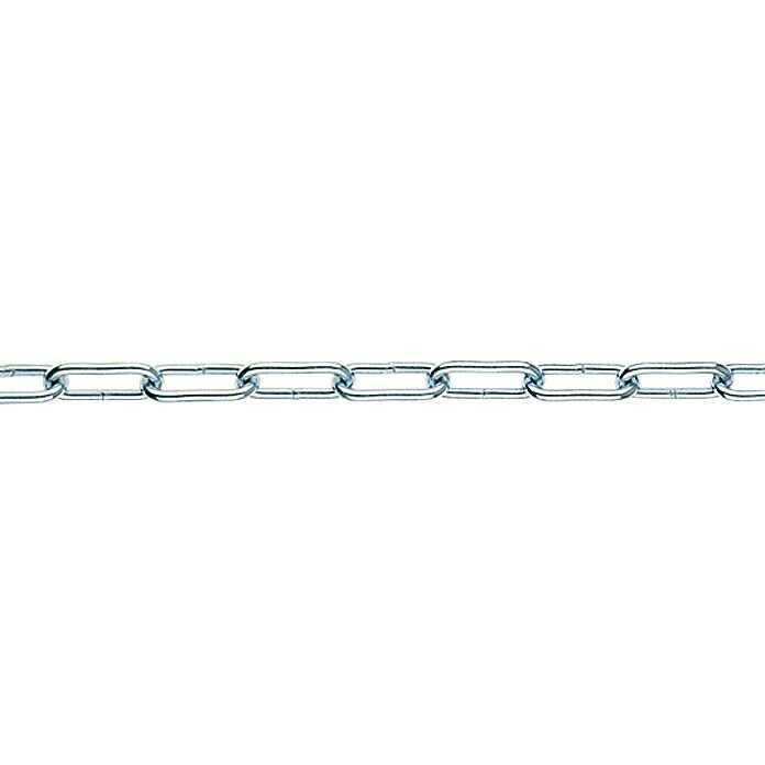 Stabilit Rondstaalketting, per meter (2 mm, Staal, Galvanisch verzinkt, C-vorm)