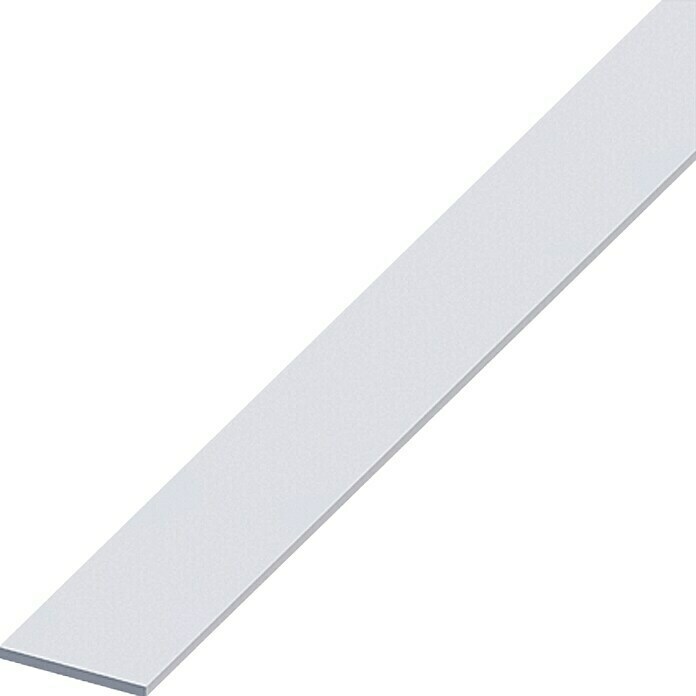 Kantoflex Flachstange (1.000 x 20 mm, Stärke: 2 mm, Aluminium, Silber, Eloxiert)