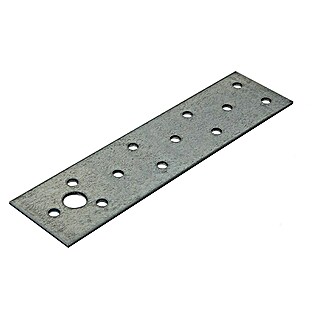 Stabilit Placa perforada (160 x 40 mm, 1 ud., Zincado, Espesor: 2 mm)