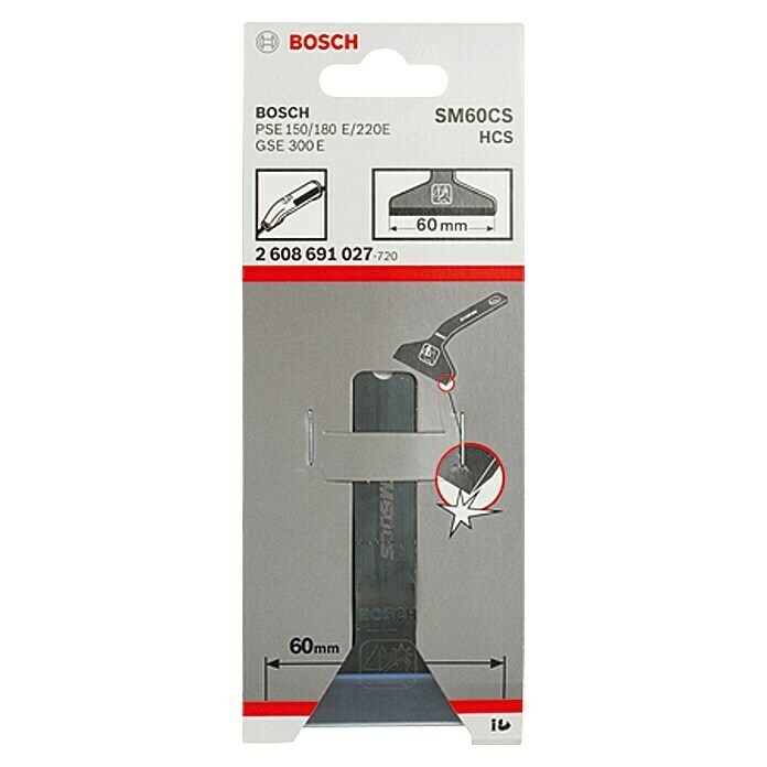 Bosch Schabermesser SM 60 CS Teppich 