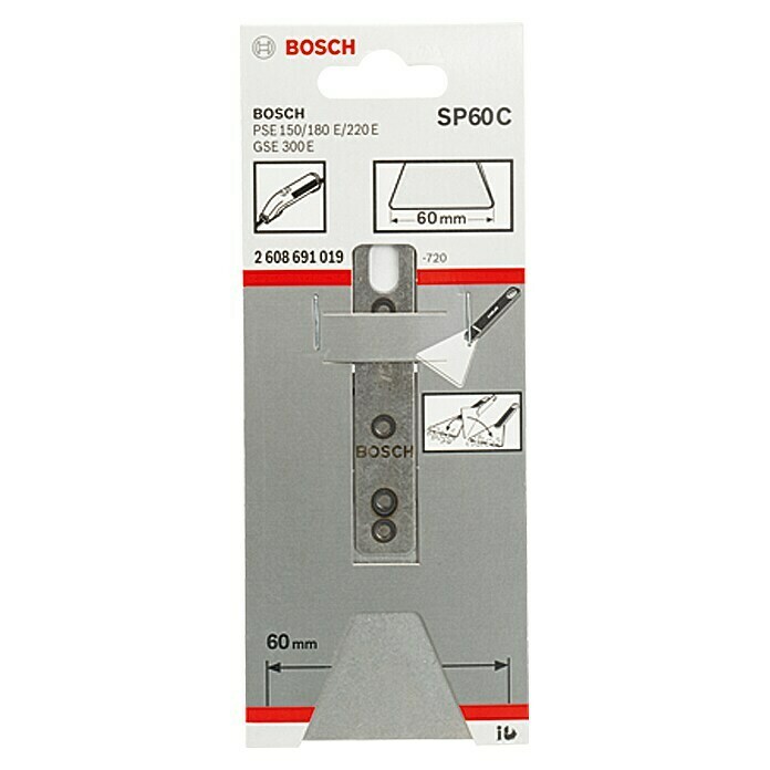 Bosch Schaber-Spachtel SP 60 C (Breite: 60 mm, Flexibles Blatt)