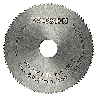 Proxxon Cirkelzaagblad 28020 (Diameter: 50 mm, Diameter centergat: 10 mm, Sterk veredeld speciaal staal)